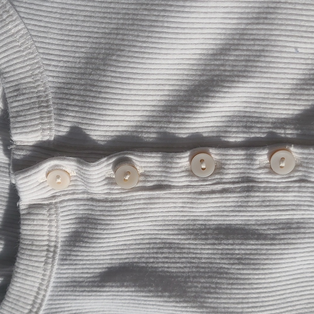 SO White Ribbed Top - Picture 2 of 6